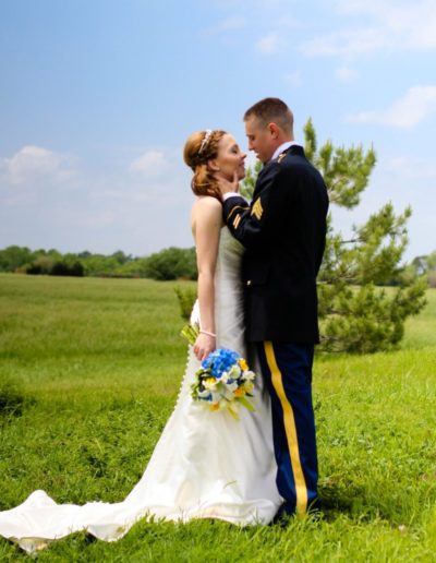 Littleton wedding photographer bride and groom military man in love summer marriage married white dress