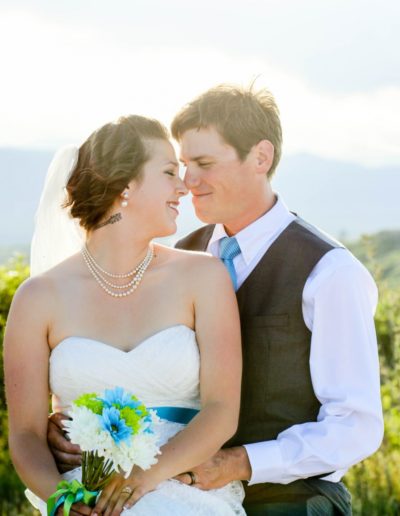 Littleton wedding photographer in Colorado Highlands Ranch Daniels park view mountain foothills area summer bride and groom in love married marriage