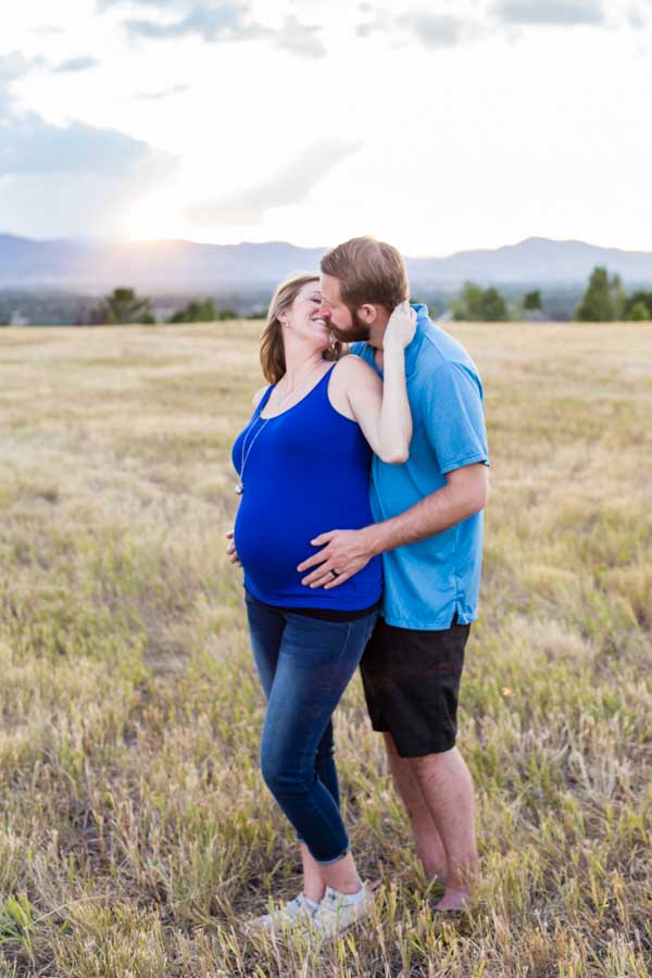 Littleton photographer maternity couples baby bump foothills photography