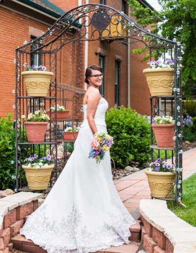 Littleton wedding photographer bride to be bridal portrait Molly Brown Summer House