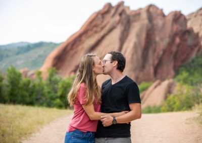 Littleton family photographer at Roxborough State Park in Colorado red rocks rock formations fall summer boys brothers mother father son sons one year old three years love natural light photography