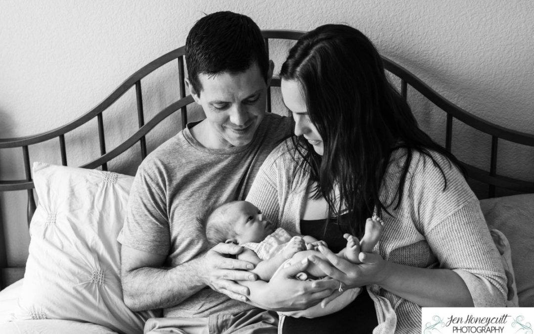 Baby Maryn’s newborn in-home lifestyle session by local Littleton family photographer