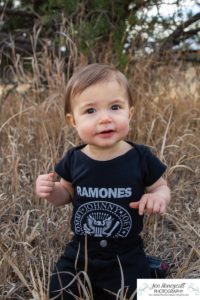 Littleton family photographer Colorado Belmar Park Lakewood Heritage Center baby Ramones t-shirt lake bridge photography fall