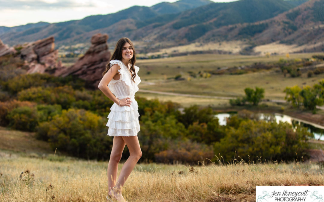 Madeleine’s high school senior photo session at South Valley by Littleton teen photographer