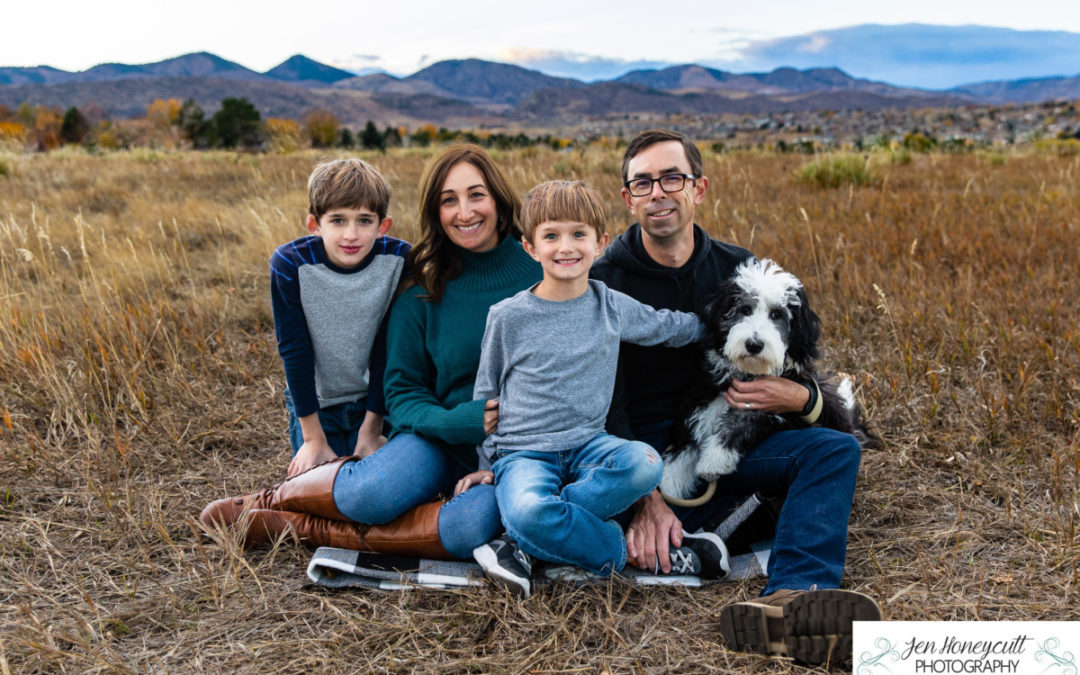 The {M} family mini photo session by local Littleton, Colorado foothills photographer