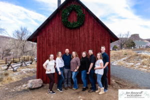 Littleton family photographer Clear Creek history park Golden Colorado kids siblings sunset photo session brothers sisters winter