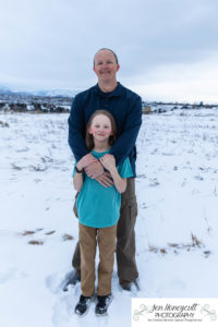 Littleton family photographer mini photo session photography snow kids mother father son daughter boy girl brother sister Colorado foothills